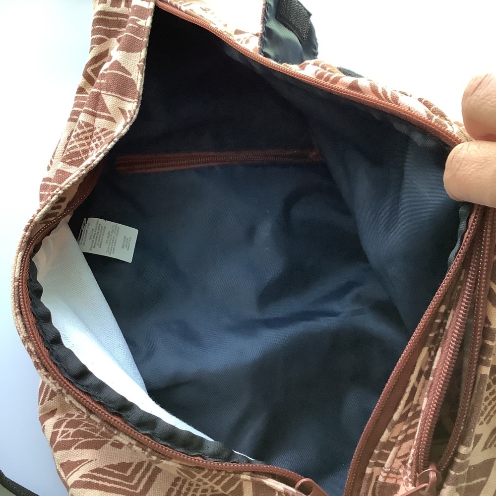 KAVU Rope Sling Bag Crossbody Aztec Geometric "Clear Above Visibility Unlimited" - Picture 7 of 15